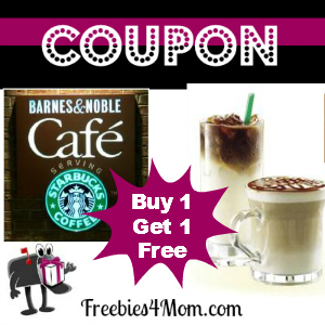 Coupon Barnes & Noble Buy 1 Starbucks Espresso, Get 1 Free