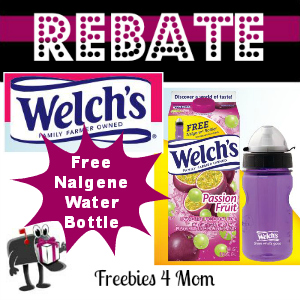 Rebate Free Nalgene Water Bottle From Welch's