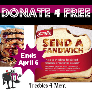 Donate4Free: Sara Lee Send a Sandwich