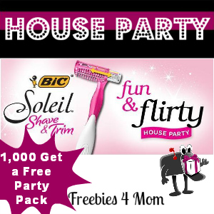 Free House Party: BIC Soleil Fun & Flirty