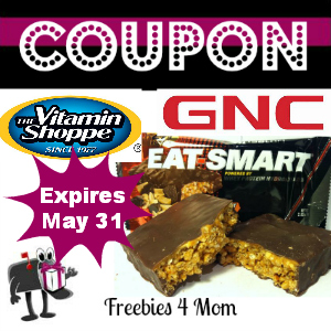 Free Eat Smart Protein Bar at GNC or Vitamin Shoppe