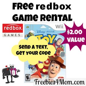 Free Redbox Game Rental ($2 value)
