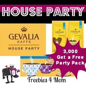 Free House Party: GEVALIA Coffee