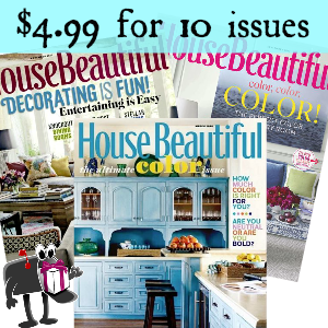 Deal $4.99 for House Beautiful Magazine