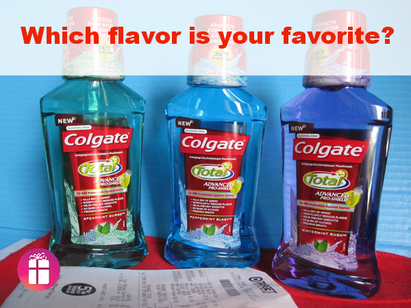 Colgate Total Mouthwash three flavors #TotalSmile