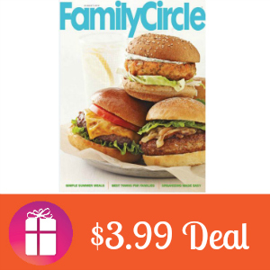 Deal $3.99 for Family Circle Magazine