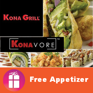Join Kona Grill's Konavore For a Free Appetizer