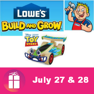 Free Kids Clinic at Lowe's July 27 & 28