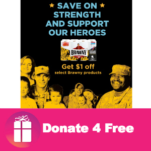 Donate 4 Free: Brawny Gives to Wounded Warrior Project
