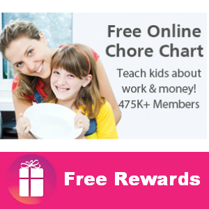 Free Online Chore Chart (with real rewards)