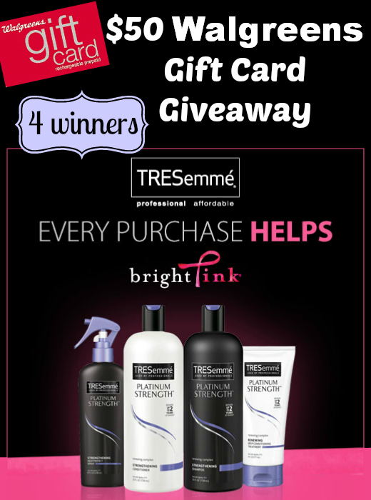 $50 TRESemme and Bright Pink Giveaway