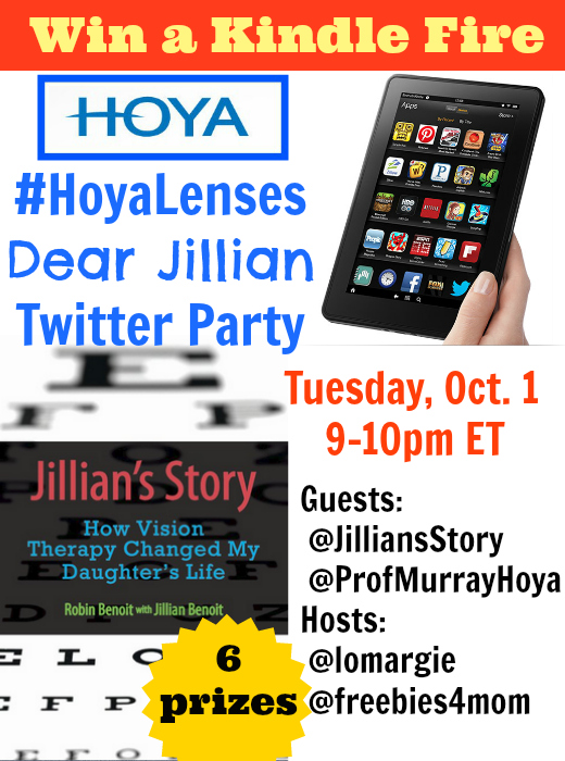 #HoyaLenses 'Dear Jillian' Twitter Party