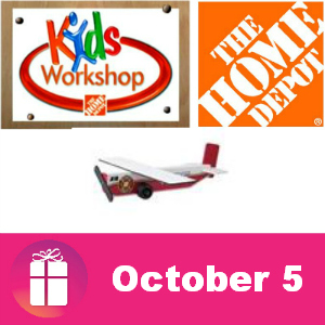 Free Kids Workshop at The Home Depot Oct. 5