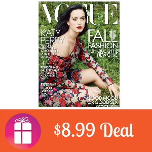 Deal $8.99 for Vogue Magazine