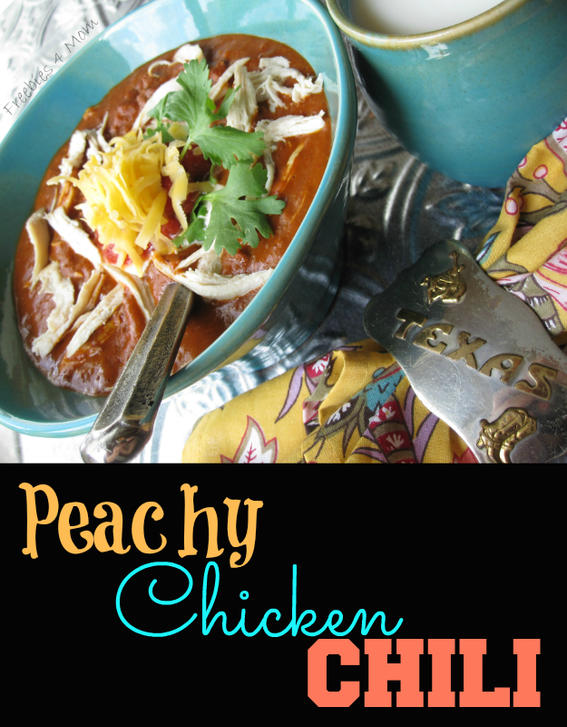 Peachy Chicken Chili Recipe #1TexasChili #ad