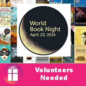 World Book Night: Volunteers Needed