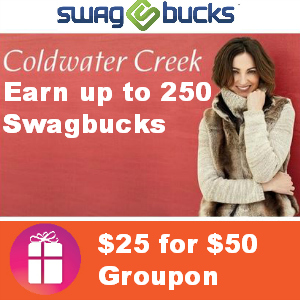 $25 for $50 Coldwater Creek Groupon