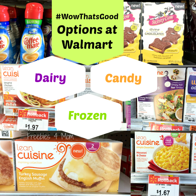 Options at Walmart #WowThatsGood #shop