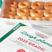 Expired Free Dozen Donuts At Krispy Kreme For Graduating Seniors