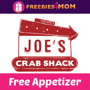 🦀Joe's Crab Shack Free Appetizer w/Purchase