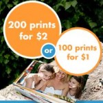 Snapfish 200 prints for $2, 100 prints for $1