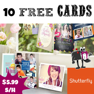 10 Free Shutterfly Cards
