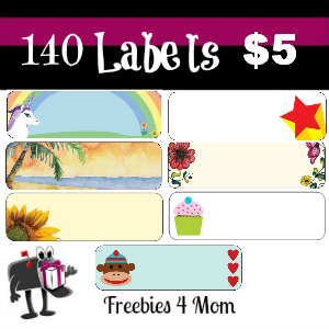 140 Labels for $5