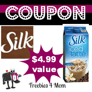 Coupon Free Silk Iced Latte ($4.99 Value) *First 200 hourly 8 AM-4 PM*