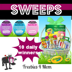 Sweeps Crayola Springtime (10 Daily Winners)
