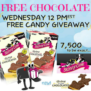 Free Skinny Cow Divine Filled Chocolates