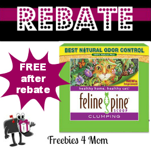 Rebate Try Feline Pine Clumping Litter for Free