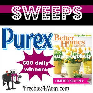 Sweeps Purex Better Homes & Gardens (600 Daily Winners)