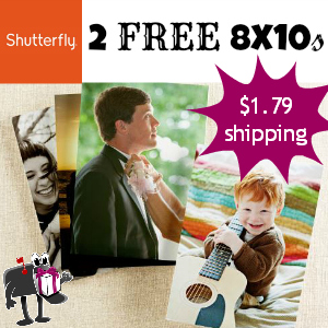 Free 8x10s from Shutterfly ($7.98 value)