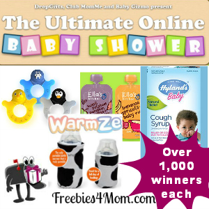 Free Baby Products from The Ultimate Online Baby Shower