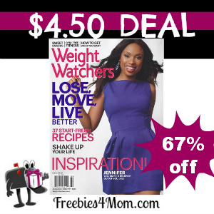 Deal $4.50 for Weight Watchers Magazine