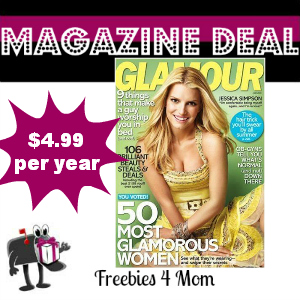 Deal $4.99 for Glamour Magazine