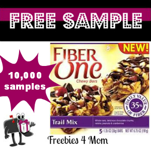Free Fiber One Chewy Bars Trail Mix from Betty Crocker