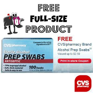 Free Prep Swabs at CVS ($2.59 value)