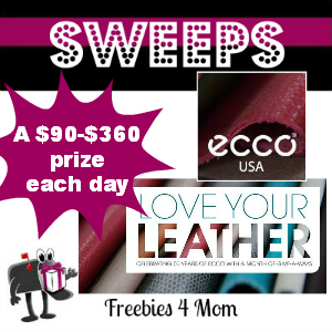 Sweeps ECCO Shoes Love Your Leather (1 Daily Winner)