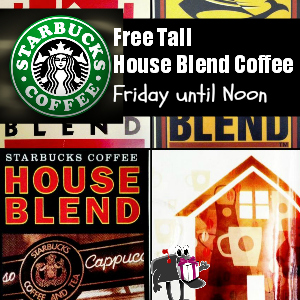 Free Starbucks Tall Coffee until Noon on Friday