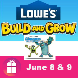 Free Kids Clinic at Lowe's June 8 & 9
