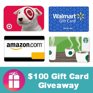 $100 Gift Card Giveawy