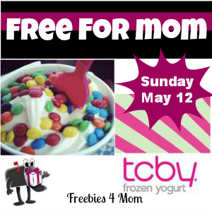 Free TCBY Yogurt for Moms on Sunday