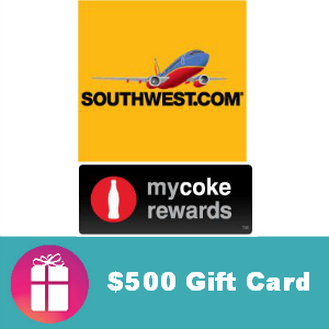 Sweeps Win a $500 Southwest Airlines Gift Card