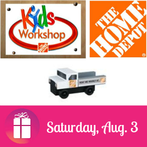 Free Kids Workshop at The Home Depot Aug. 3