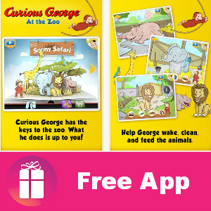 Free iTunes App: Curious George at the Zoo