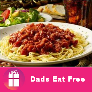 Dads Eat Free at Spaghetti Warehouse