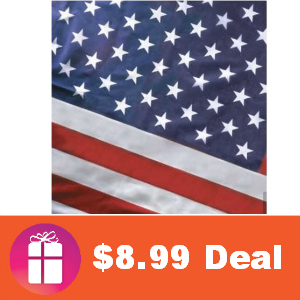 $8.99 2-Pack 3'x5' American Flag (was $29.99)