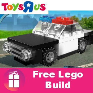 Free Lego Police Car Build at Toys R Us June 15
