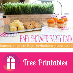 Free Baby Shower Printable Party Pack